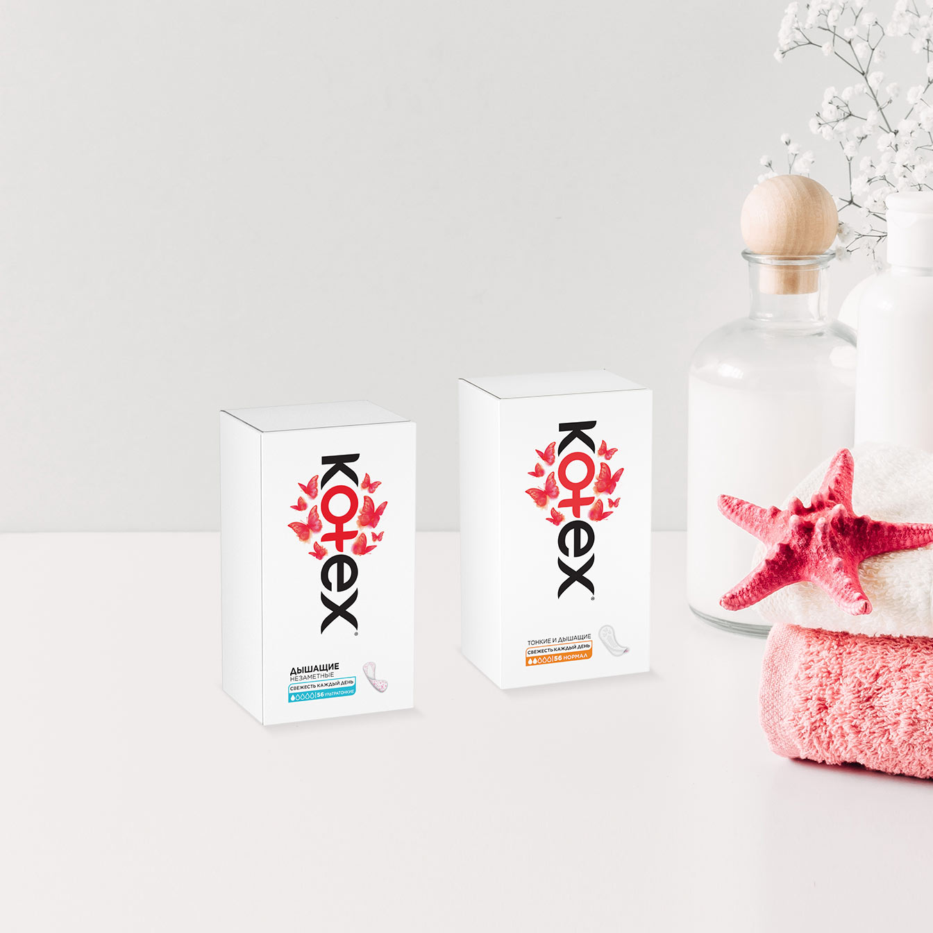 Kotex® Non-DEO күндөлүк көөктөр